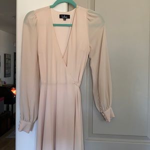 Lulus nude maxi dress